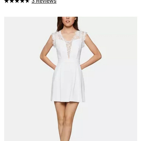 Cute white dress for a bridal shower, elopement, - Picture 2 of 4